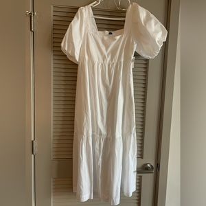 Old Navy White Maxi/Midi Dress